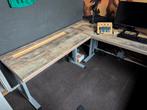 3 bureau's met ledverlichting, Ophalen, Gebruikt
