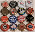 16 Russische Bierdoppen #2, Verzamelen, Ophalen of Verzenden, Gebruikt, Overige merken