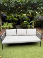 Loungebank taupe/ grijs, Ophalen, 3 zitplaatsen, Zo goed als nieuw, Loungeset