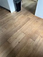 Houten vloer, ongeveer 50m2 met gebruikssporen, Doe-het-zelf en Verbouw, Vloerdelen en Plavuizen, Ophalen, Gebruikt, Vloerdelen of -planken