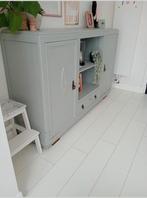 Dressoir  grijs/groen, Huis en Inrichting, Kasten | Dressoirs, Ophalen, Gebruikt, 150 tot 200 cm, 25 tot 50 cm