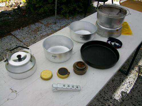 Trangia Stormcooker 25-4 UL met nieuwe pannen en brander, Caravans en Kamperen, Kampeeraccessoires, Zo goed als nieuw, Ophalen of Verzenden
