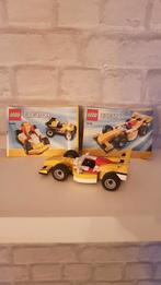 Lego Creator 31002 gele race wagen, Kinderen en Baby's, Speelgoed | Duplo en Lego, Ophalen of Verzenden, Zo goed als nieuw, Complete set