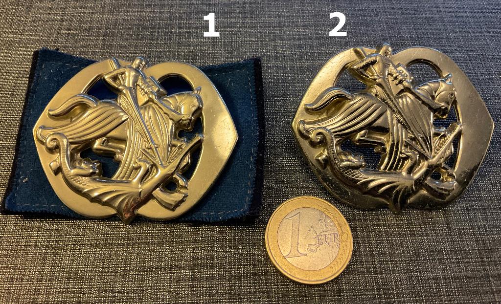 Leger Baret Embleem Regiment Huzaren van Prins van Oranje, Ophalen, Landmacht, Nederland, Embleem of Badge