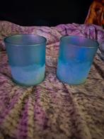 Twee zo goed als nieuw glazen om led licht in te doen, Overige materialen, Overige kleuren, Ophalen of Verzenden, Zo goed als nieuw