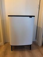 Brabantia Bo Touch Bin Hi Afvalemmer 2 x 30 L - Wit, Kunststof, 50 tot 75 cm, 40 liter of meer, Ophalen of Verzenden