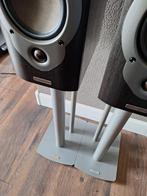 Speakers met standaard Mission m31, Audio, Tv en Foto, Luidsprekers, Zo goed als nieuw, 60 tot 120 watt, Front, Rear of Stereo speakers