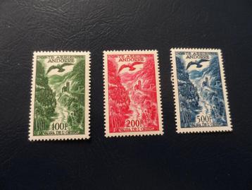 Postzegels Andorra (Frans) beschikbaar voor biedingen