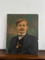 Schilderij meneer, Antiek en Kunst, Kunst | Schilderijen | Klassiek, Ophalen of Verzenden