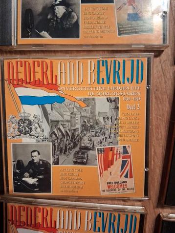 Nederland Bevrijd CD Boxset - Oorlogsjaren 1940-1945 beschikbaar voor biedingen