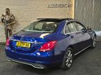 Mercedes-Benz C-klasse 180 Ambition AMG|GARANTIE|PANO|1E EIG, Auto's, Mercedes-Benz, Automaat, Euro 6, Blauw, Bedrijf