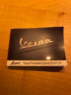 Vespa Primavera/Sprint 50 4T 3V Handleiding, Fietsen en Brommers, Ophalen of Verzenden, Zo goed als nieuw