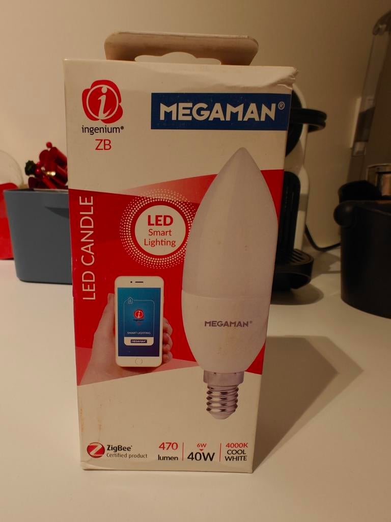 4x Megaman LED Kaarslamp E14 4W Nieuw in Doos, Led-lamp, Minder dan 30 watt, Soft of Flame, E14 (klein)