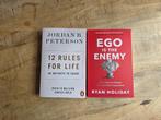 Ego is the Enemy & 12 Rules For Life (Nieuw & Ongelezen), Ophalen of Verzenden, Nieuw, Ryan Holiday