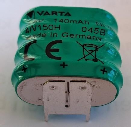 Quad FM4 accu voor zender geheugen, Hobby en Vrije tijd, Elektronica-componenten, Ophalen of Verzenden