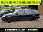 Saab 9-5 Estate 2.0t NETTE AUTO/LEER/APK 3-2026, Auto's, Saab, 4 cilinders, 150 pk, Zwart, Handgeschakeld