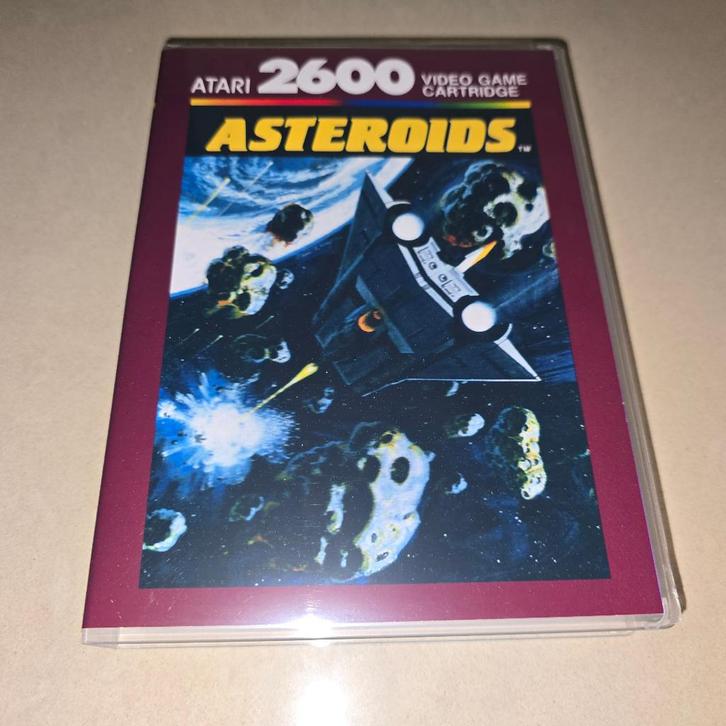 Asteroids Atari 2600 Game Case, Spelcomputers en Games, Games | Atari, Zo goed als nieuw, Atari 2600, Avontuur en Actie, 1 speler