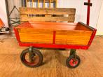 Vintage Houten Kinderwagen / bolderkar, Ophalen, Gebruikt