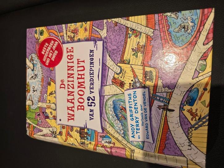 Andy Griffiths - De waanzinnige boomhut van 52 verdiepingen, Boeken, Kinderboeken | Jeugd | onder 10 jaar, Zo goed als nieuw, Fictie algemeen