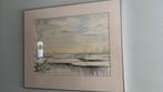 Aquarel winters landschap, Ophalen