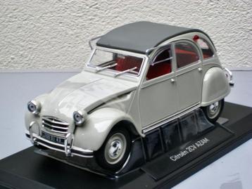 Citroen 2CV AZAM 1966 grijs rosé Norev 1:18 beschikbaar voor biedingen