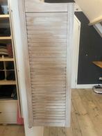 Louvre Klapdeurtjes Hout, Doe-het-zelf en Verbouw, Deuren en Horren, Ophalen, Gebruikt, Minder dan 80 cm, Binnendeur