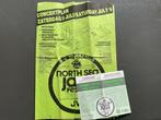 North Sea Jazz Concertplan en oud ticket 1988, Verzamelen, Verzenden, Gebruikt