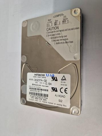 2½ inch harddisk HDD van Hitachi 3,2Gb beschikbaar voor biedingen