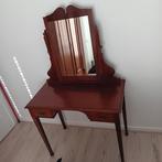Antiek mahonie Jugenstil Art Nouveau Art Deco kaptafel tafel, Huis en Inrichting, Tafels | Kaptafels, Ophalen, Gebruikt, 50 tot 100 cm