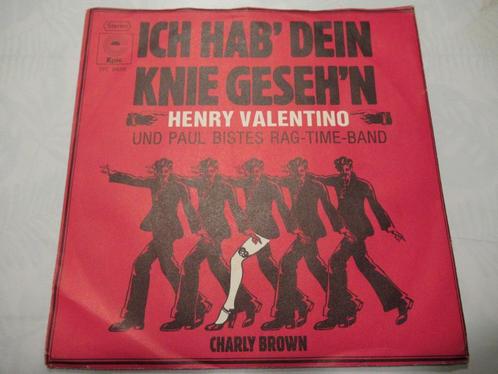 HENRY VALENTINO # ICH HAB'DEIN KNIE GESEH'N / CHARLY BROWN, Cd's en Dvd's, Vinyl | Nederlandstalig, Zo goed als nieuw, Levenslied of Smartlap