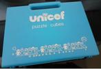 Unicef blokpuzzel in blauw koffertje, Hobby en Vrije tijd, Denksport en Puzzels, Ophalen of Verzenden, Minder dan 500 stukjes