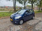 Hyundai i10 1.25 I 5DR 2010 Blauw, Auto's, Voorwielaandrijving, Stof, Zwart, 4 cilinders