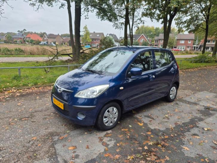Hyundai i10 1.25 I 5DR 2010 Blauw, Auto's, Hyundai, Particulier, i10, Airbags, Airconditioning, Centrale vergrendeling, Elektrische buitenspiegels