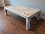 Houten salontafel whitewash GRATIS, Ophalen, Gebruikt, 100 tot 150 cm, 50 tot 100 cm
