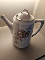 Koenigzelt Koffiepot met Bloemenmotief, Antiek en Kunst, Antiek | Keramiek en Aardewerk, Ophalen of Verzenden