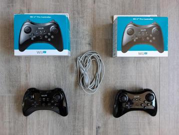 WII U PRO CONTROLLERS in doos beschikbaar voor biedingen