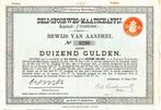DELI - SPOORWEG - MAATSCHAPPIJ Nr 8200 DUIZEND GULDEN, Verzenden, Aandeel