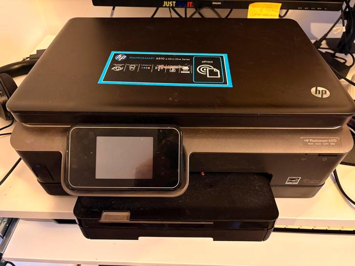 HP Photosmart 6510 – Werkt, maar lang niet gebruikt, Computers en Software, Printers, Gebruikt, Scannen, Ophalen
