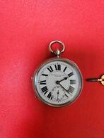 Antieke zilveren zakhorloge Harris Stone Leeds, Sieraden, Tassen en Uiterlijk, Horloges | Antiek, Verzenden, Zilver, Overige merken