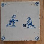 Antieke tegel kinderspelen 17e eeuw, Ophalen of Verzenden