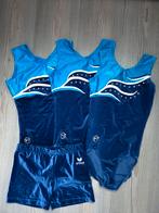 Turnpakjes TT maat 140 152 164 (eventueel met broekje), Blauw, Ophalen of Verzenden, Zo goed als nieuw, Turnpak(je)
