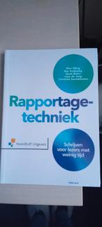 Rapportagetechniek, Boeken, Studieboeken en Cursussen, Nieuw, Noordhoff Uitgevers, Beta, HBO