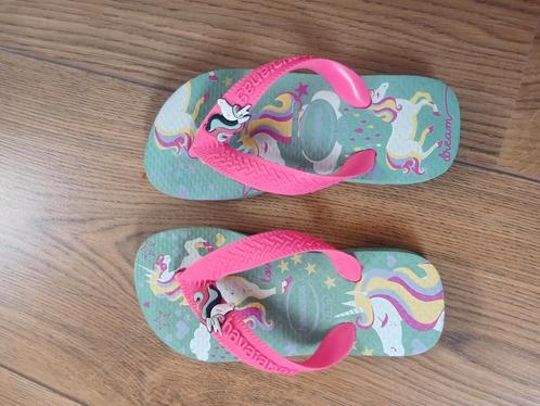 HAVAINAS * meisje * 23-24  unicorn ( ook Keq! Kipling ), Kinderen en Baby's, Kinderkleding | Schoenen en Sokken, Zo goed als nieuw