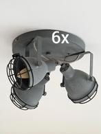 Industriële Plafondspots - 2x 3-voudig & 2x 2-voudig, Huis en Inrichting, Lampen | Plafondlampen, Ophalen of Verzenden, Zo goed als nieuw
