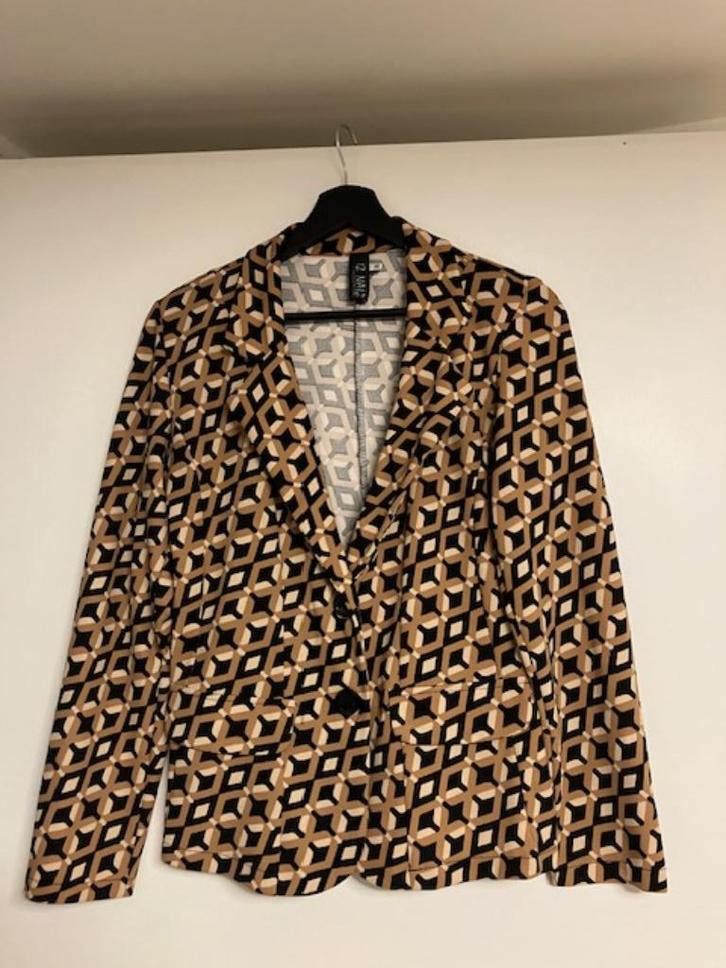 IZ NAIZ damesjasje travelstof M, Kleding | Dames, Jasjes, Kostuums en Pakken, Gedragen, Jasje, Maat 38/40 (M), Overige kleuren