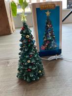 Lemax kerstdorp verlichte kerstboom, Diversen, Kerst, Ophalen of Verzenden, Zo goed als nieuw