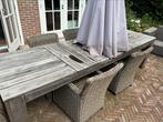 Hardhouten tuintafel, Tuin en Terras, Tuinsets en Loungesets, Gebruikt, Eettafel, Hardhout, Meer dan 8 zitplaatsen
