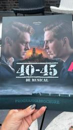40-45 De Musical Programmabrochure, Tickets en Kaartjes