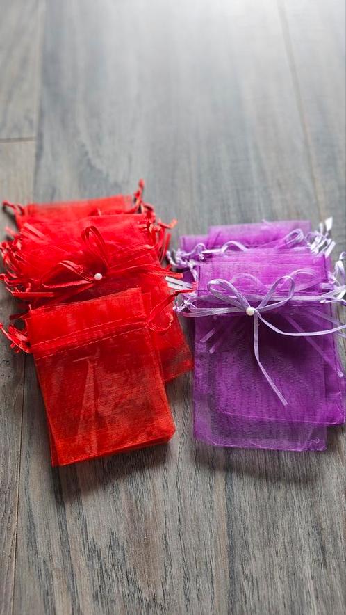 Partij organza zakjes, nieuw!, Hobby en Vrije tijd, Feestartikelen, Nieuw, Ophalen