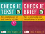 Check je tekst / Check je brief - Schrijfhulp (Eric Tiggeler, Verzenden, Zo goed als nieuw, Eric Tiggeler